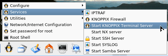 knoppix-terminalserver ̃XN[Vbg1